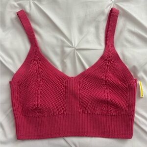 PISTOLA Women's Pink Knit Sweater Tank, L, NWT